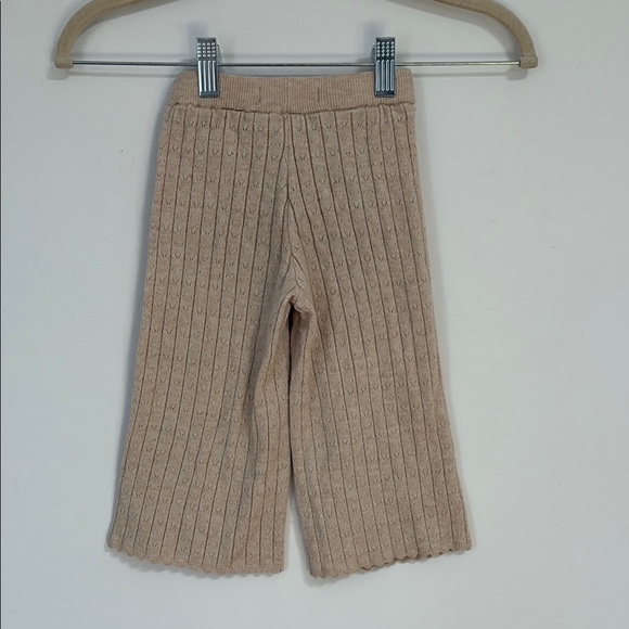 Zara Cozy Tan Knit Kids Bottoms and top - adorable set - Picture 4 of 6